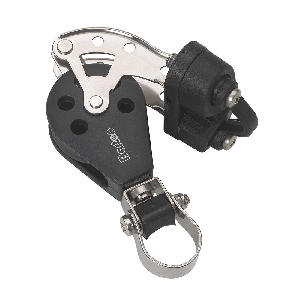 Barton Marine Size 3 Stanchion Lead Block with Becket & Cam Cleat - Model N03591