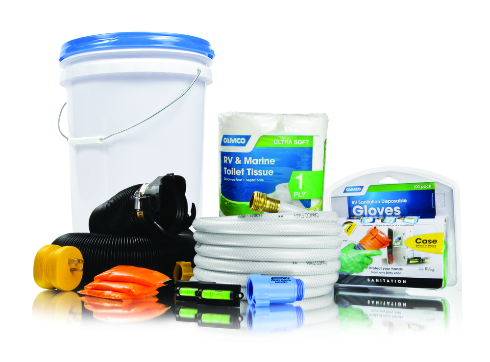 Camco 44745 Starter Kit LV 6 with 20-Foot Hose