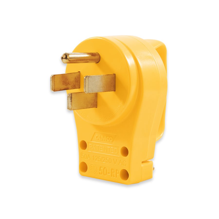 Camco 55255 PowerGrip 50-Amp Replacement Plug