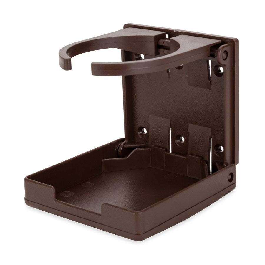 Camco 44043 Adjustable Brown Drink Holder for RVs, Boats, and Outdoor Use