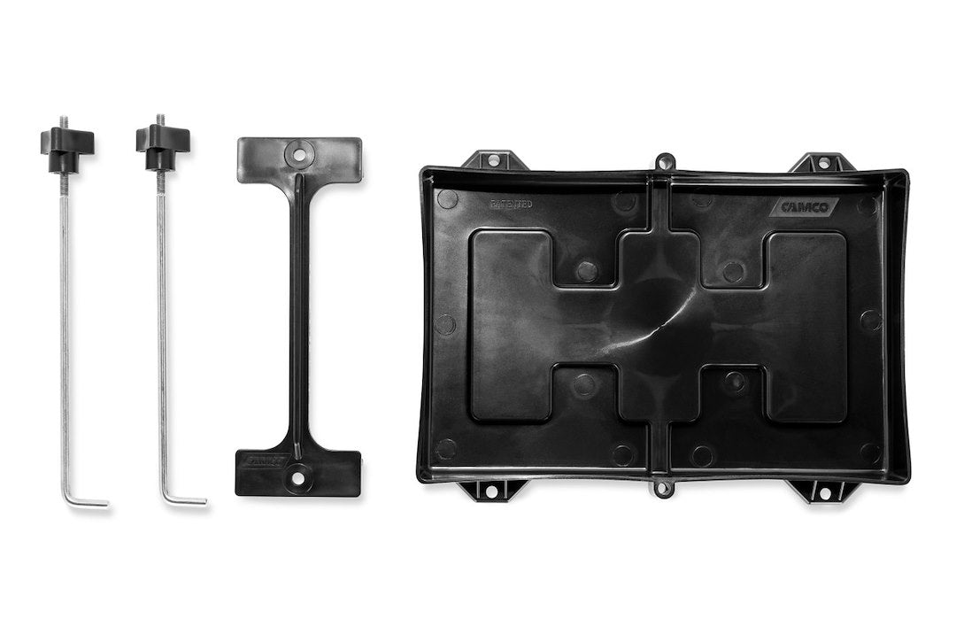 Camco 55394 Standard Battery Tray for RV and Marine Batteries
