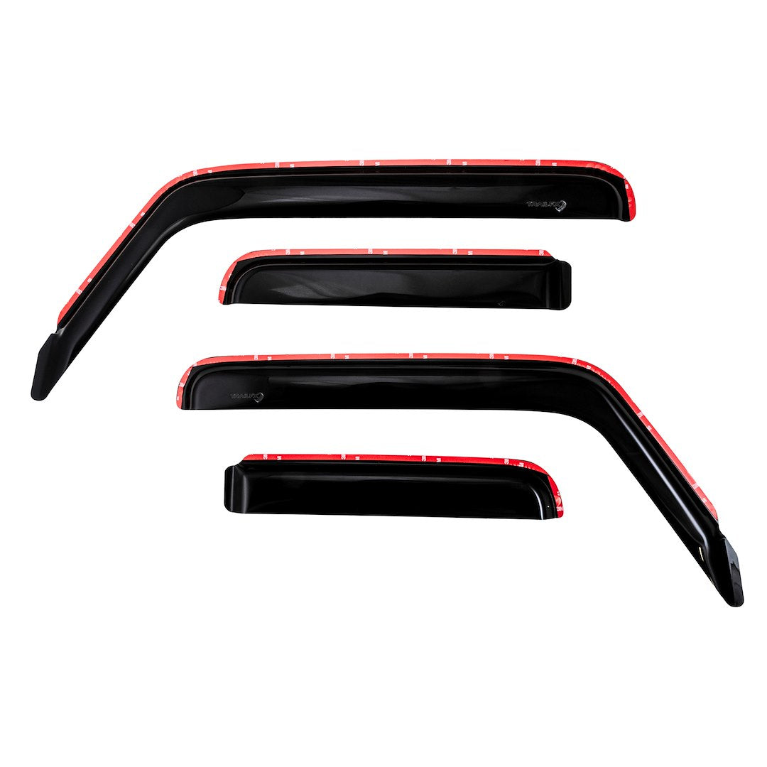 TFX INCHANNEL WNDW VENTS SMOKE 4PC