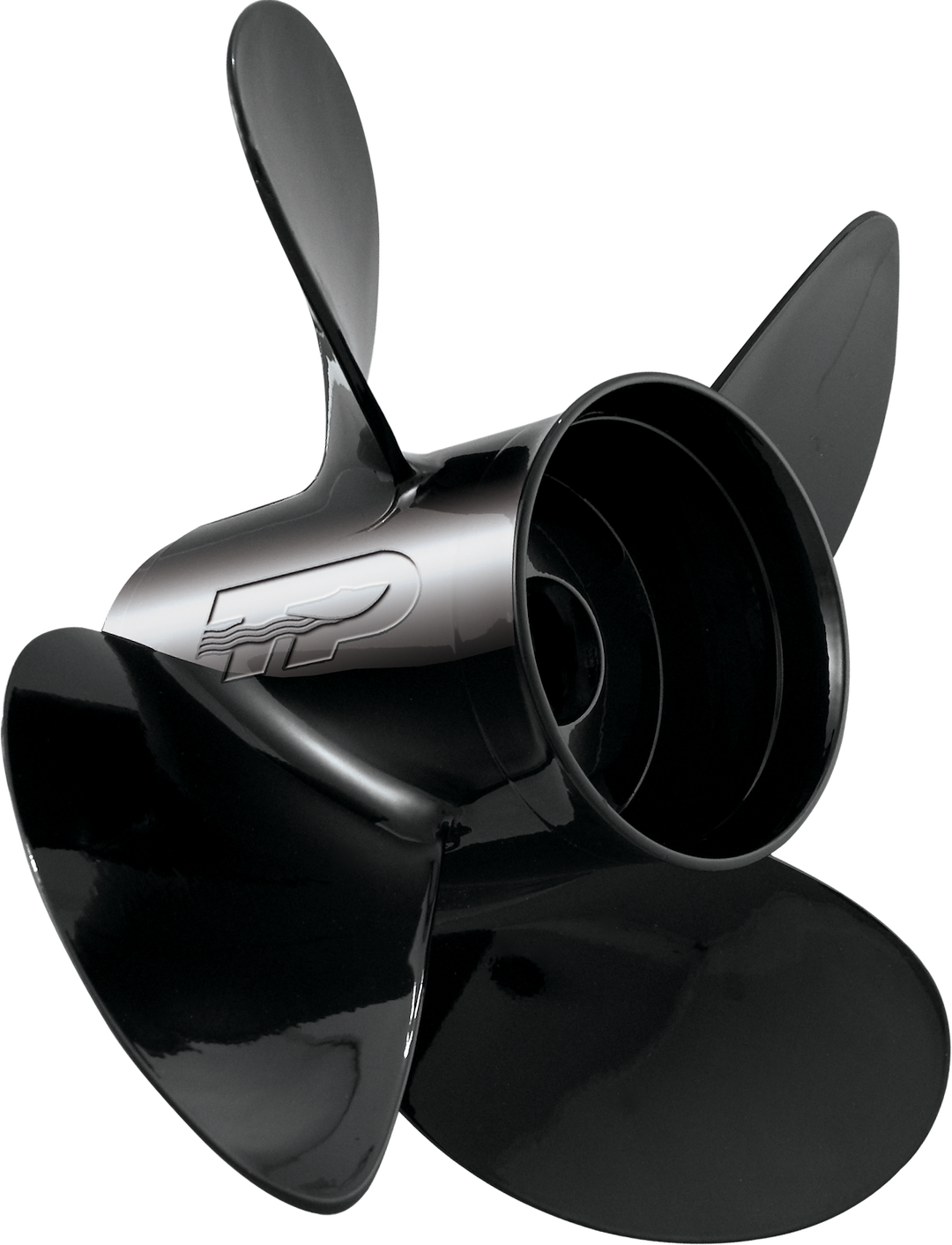 Turning Point 21501730 Hustler 4-Blade Right-Hand Aluminum Propeller, 14.5 x 17