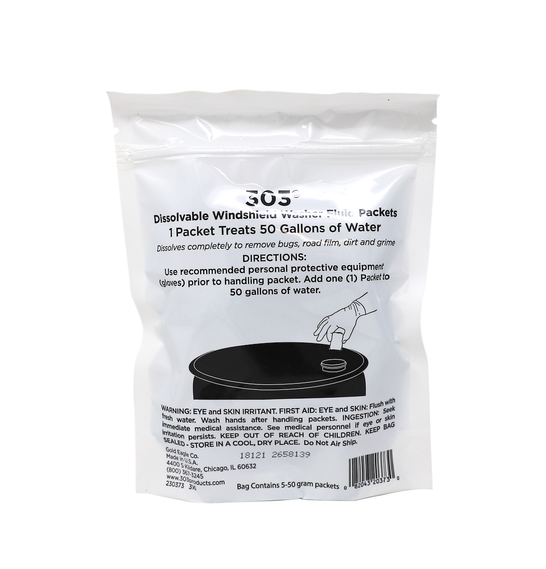 303 WINDSHLD WASHR PKTS 50 GRAM PA