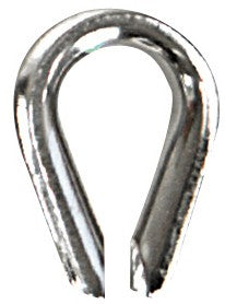 S.S. WIRE ROPE THIMBLE - 3/8'