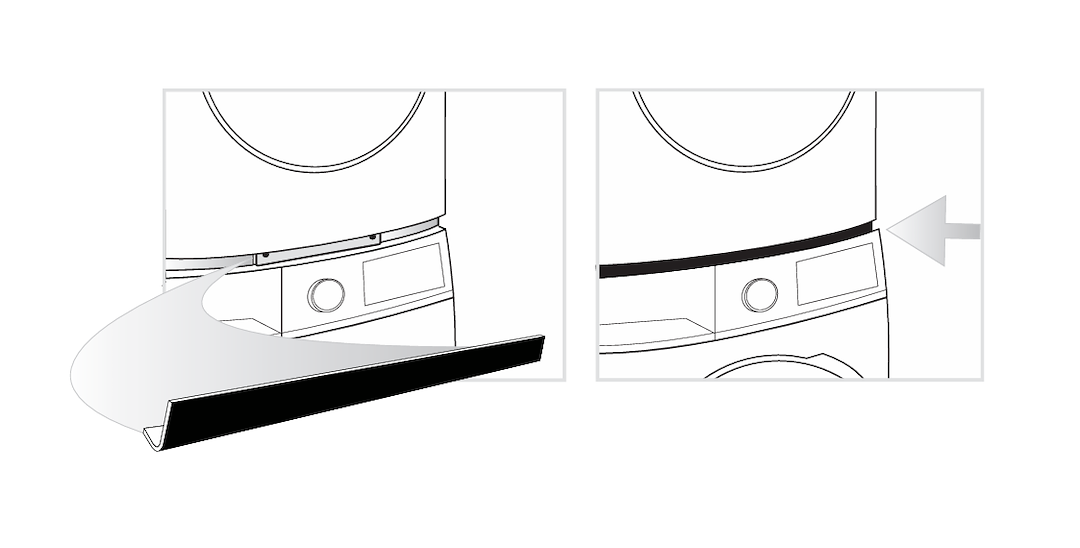 TRIM KIT WFL2500X & DV1725X. BLACK