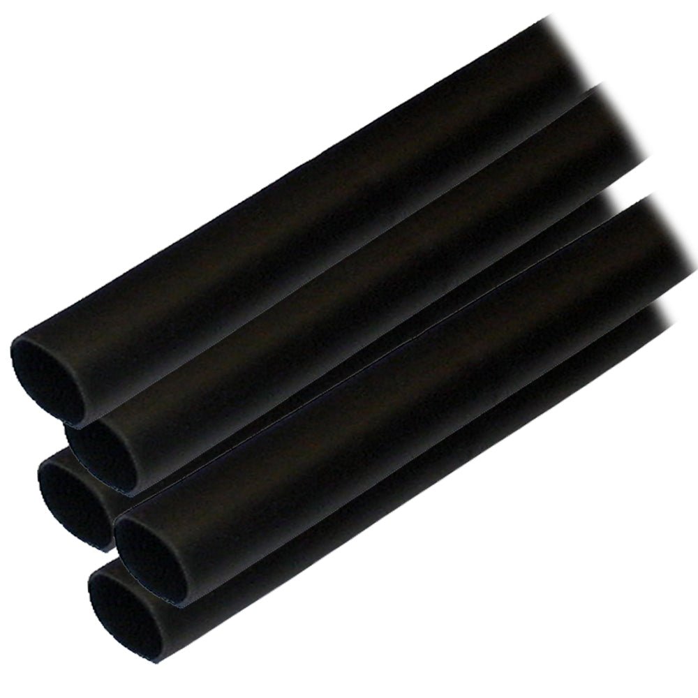 Ancor Adhesive Lined Heat Shrink Tubing (ALT) - 1/2" x 6" - 5 - Pack - Black - Marine Parts OnlyElectricalAncor