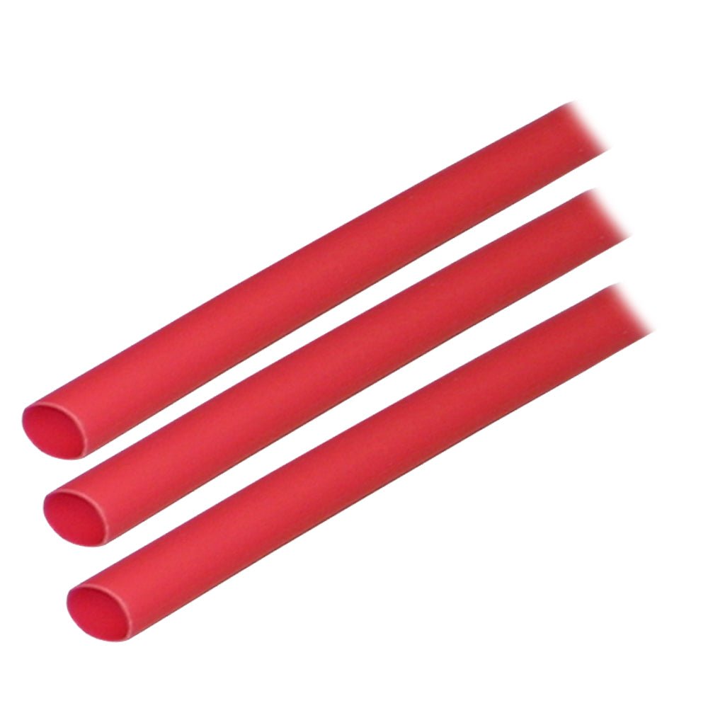 Ancor Adhesive Lined Heat Shrink Tubing (ALT) - 1/4" x 3" - 3 - Pack - Red - Marine Parts OnlyElectricalAncor