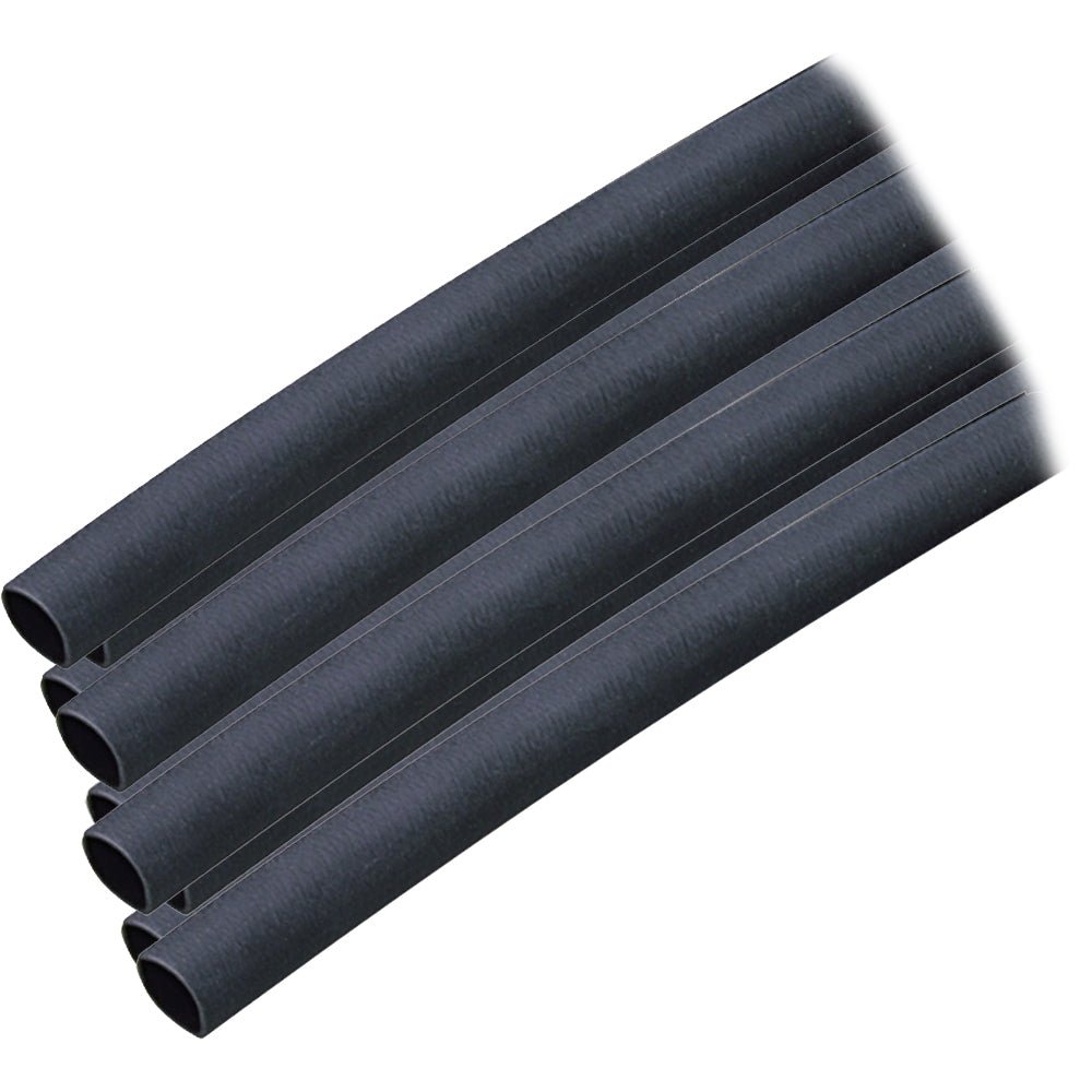 Ancor Adhesive Lined Heat Shrink Tubing (ALT) - 1/4" x 6" - 10 - Pack - Black - Marine Parts OnlyElectricalAncor