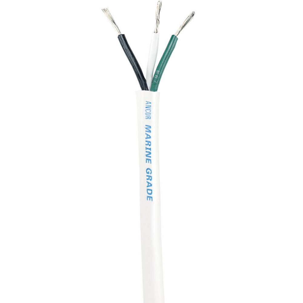 Ancor White Triplex Cable - 14/3 AWG - Round - 250' - Marine Parts OnlyElectricalAncor