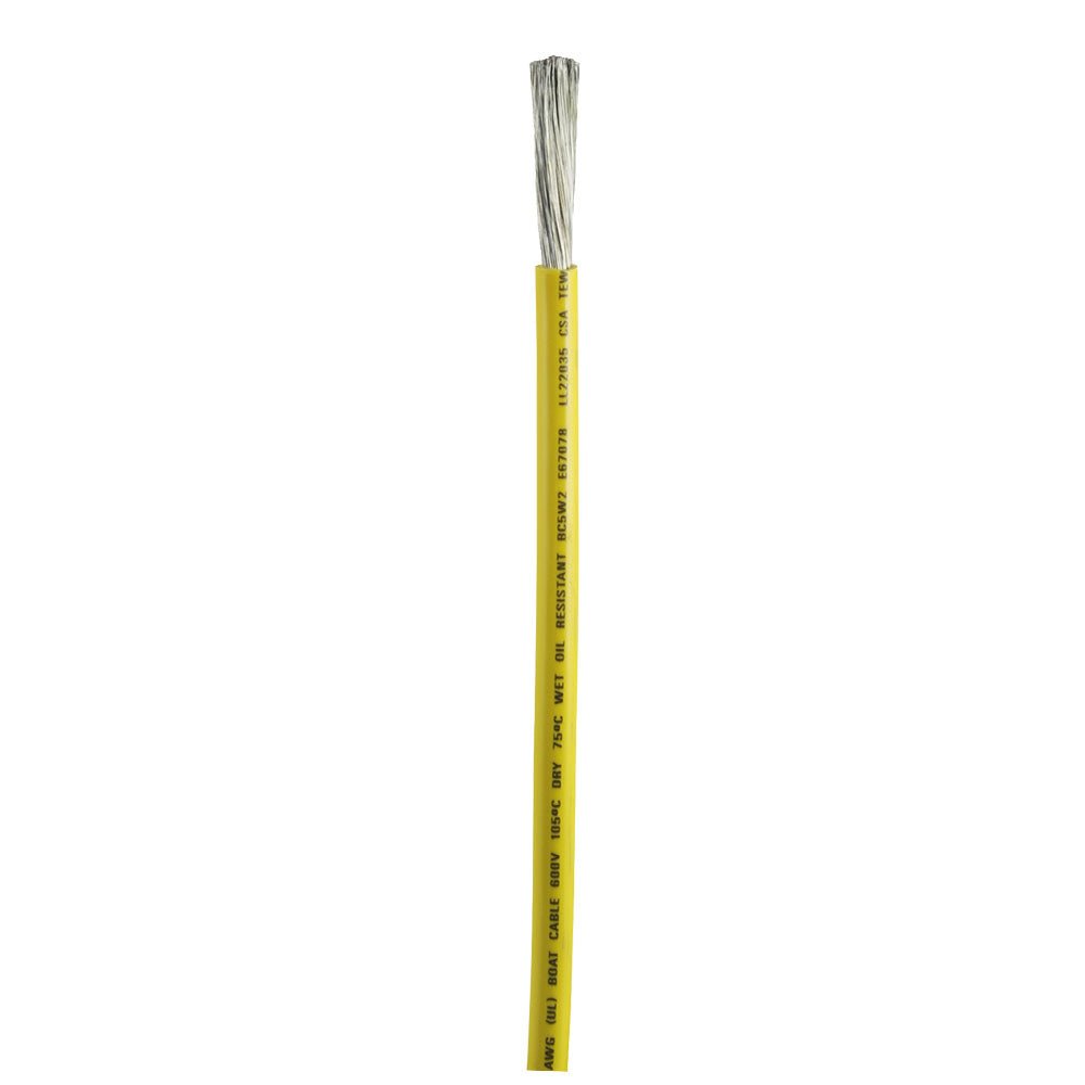 Ancor Yellow 4 AWG Battery Cable - Sold By The Foot - Marine Parts OnlyElectricalAncor