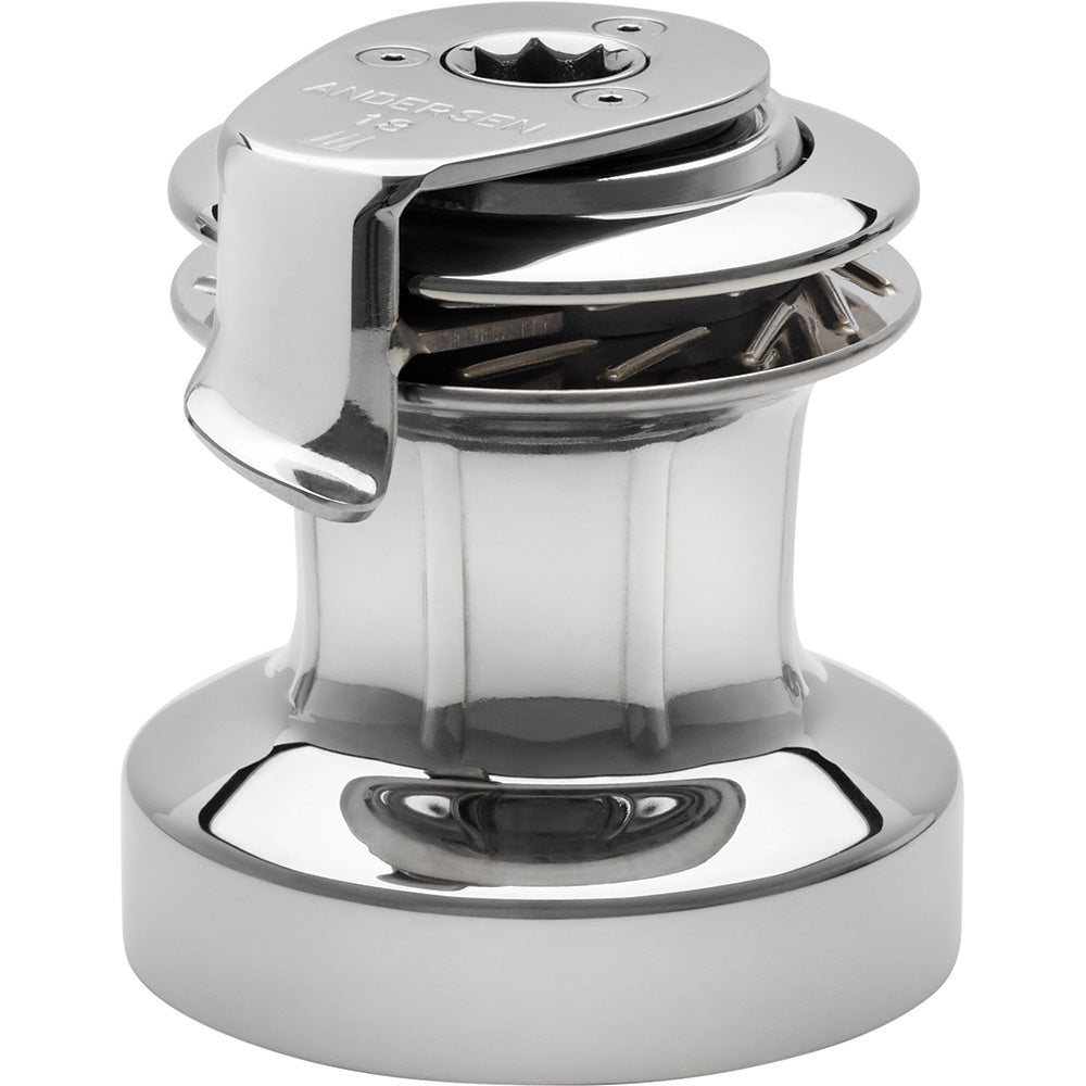 ANDERSEN 18 ST FS Self - Tailing Manual Single Speed Winch - Full Stainless - Marine Parts OnlySailingANDERSEN
