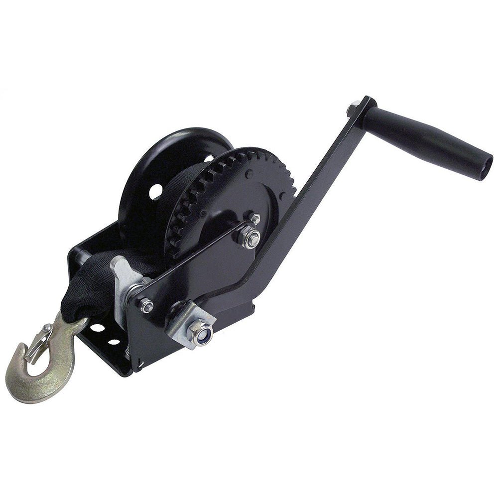 Attwood 1200 lb Single Drive Winch - 2" x 20&39; Nylon Strap - Marine Parts OnlyTraileringAttwood Marine