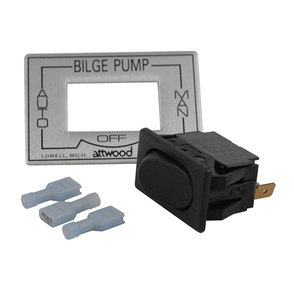 Attwood 3 - Way Auto/Off/Manual Bilge Pump Switch - Marine Parts OnlyMarine Plumbing & VentilationAttwood Marine