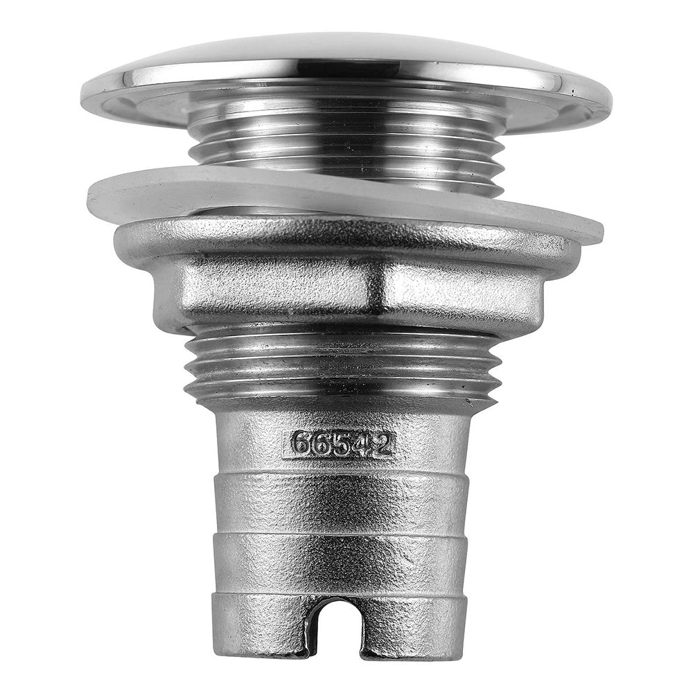 Attwood Stainless Steel Thru - Hull Short Straight Barbed - 1" Inner Diameter - Marine Parts OnlyMarine Plumbing & VentilationAttwood Marine