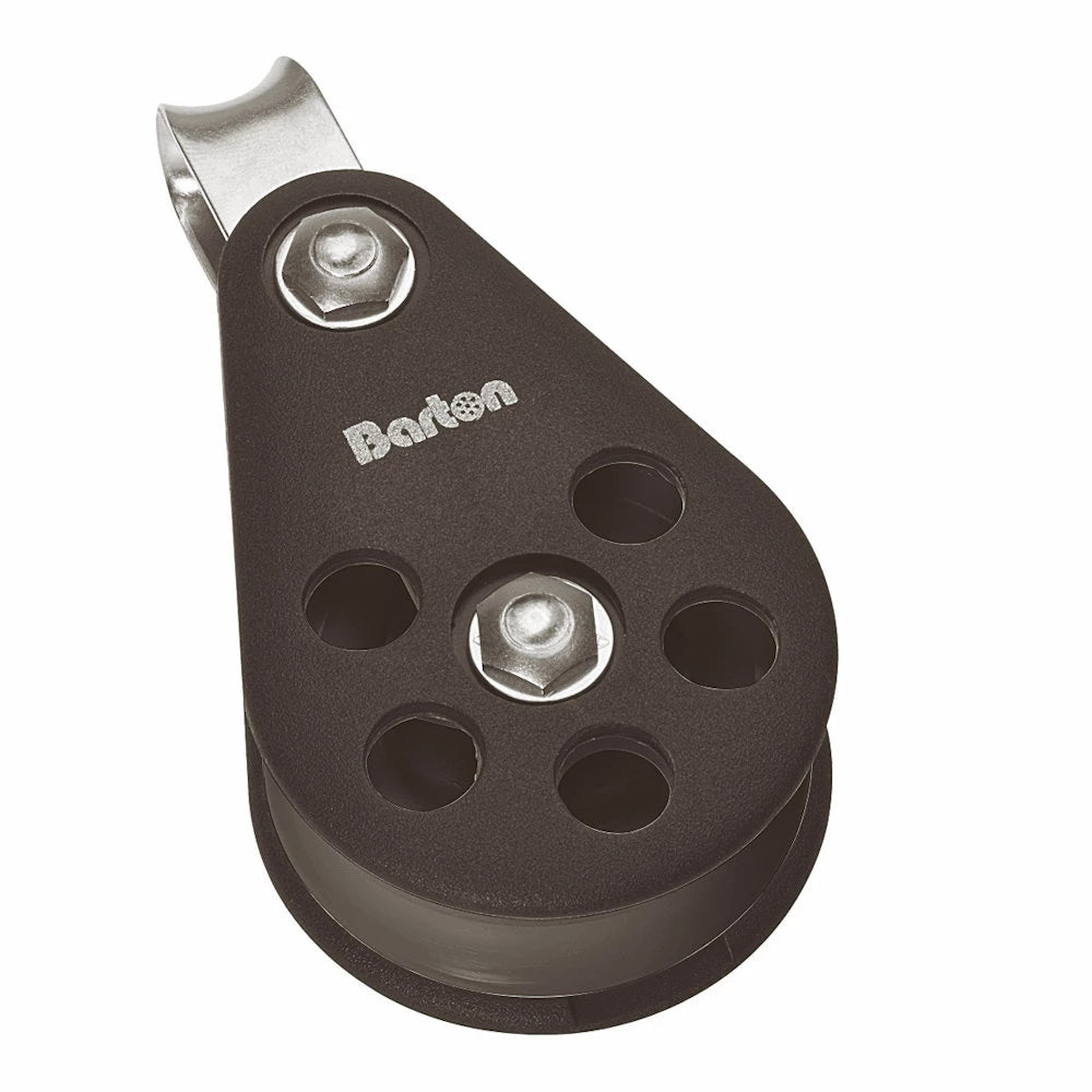Barton Size 6 64mm Plain Bearing Pulley Single Block Fixed Eye - Marine Parts OnlySailingBarton Marine