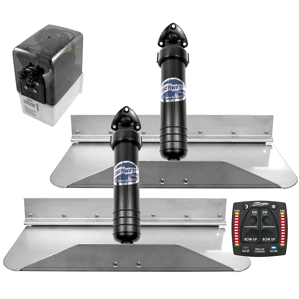 Bennett Marine 18x9 Hydraulic Trim Tab System w/One Box Indication - Marine Parts OnlyBoat OutfittingBennett Marine