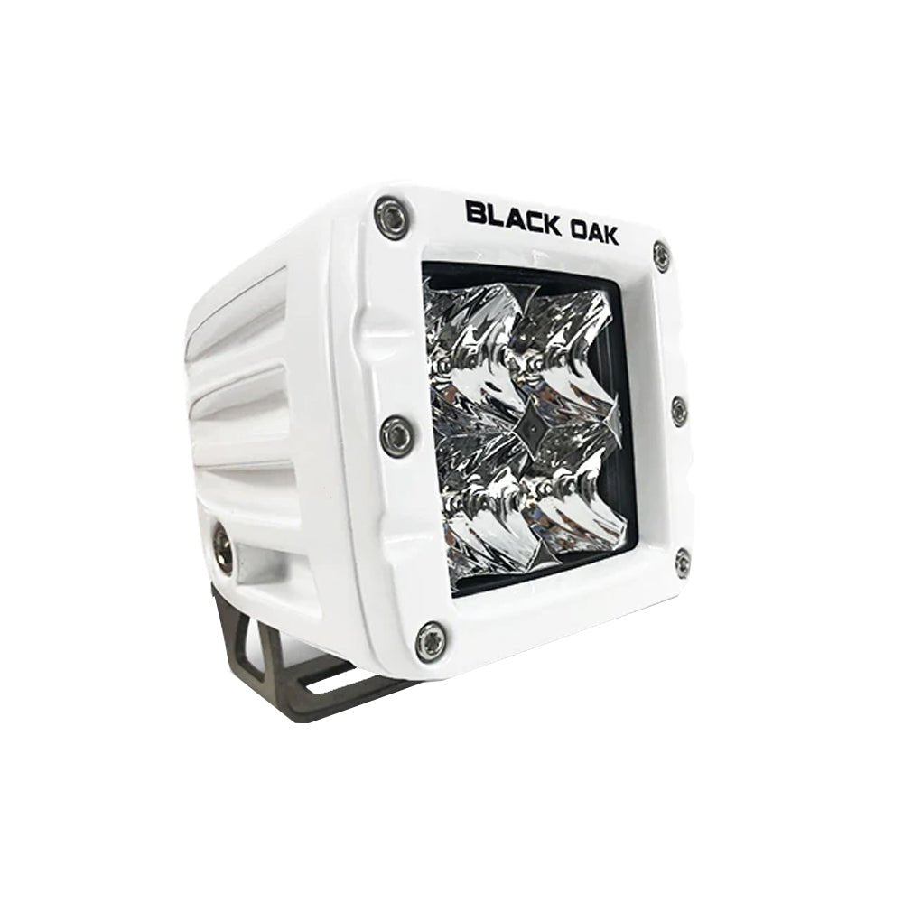 Black Oak 2" Marine LED Pod Light - Spot Optics - White Housing - Pro Series 3.0 - Marine Parts OnlyLightingBlack Oak LED