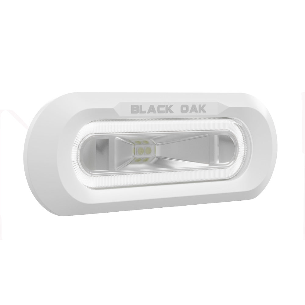 Black Oak Low Pro™ Marine Spreader Light - Flush Mount - White Housing - White LED - Marine Parts OnlyLightingBlack Oak LED