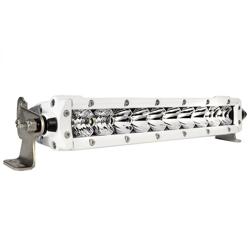 Black Oak Pro Series 3.0 Single Row 10" LED Light Bar - Combo Optics - White Housing - Marine Parts OnlyAutomotive/RVBlack Oak LED