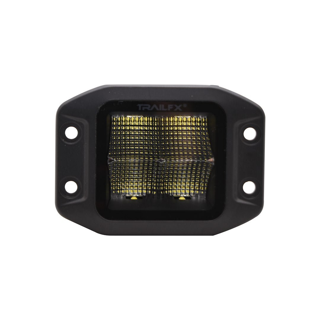 BLACK POD 4X5W FLUSH MOUNT FLOOD SI - Marine Parts OnlyTRAILFX