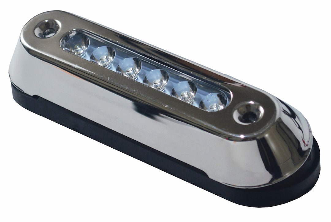 BLUE OVAL SS BEZEL LED - Marine Parts OnlyT - H MARINE