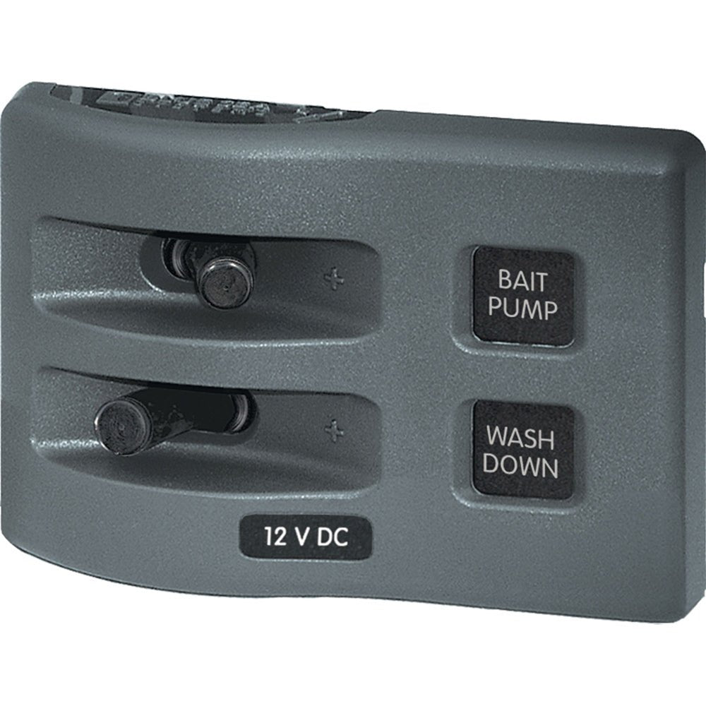 Blue Sea 4303 WeatherDeck® 12V DC Waterproof Switch Panel - 2 Position - Marine Parts OnlyElectricalBlue Sea Systems