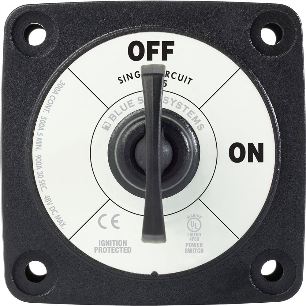 Blue Sea 6005200 Battery Switch Single Circuit ON - OFF - Black - Marine Parts OnlyElectricalBlue Sea Systems