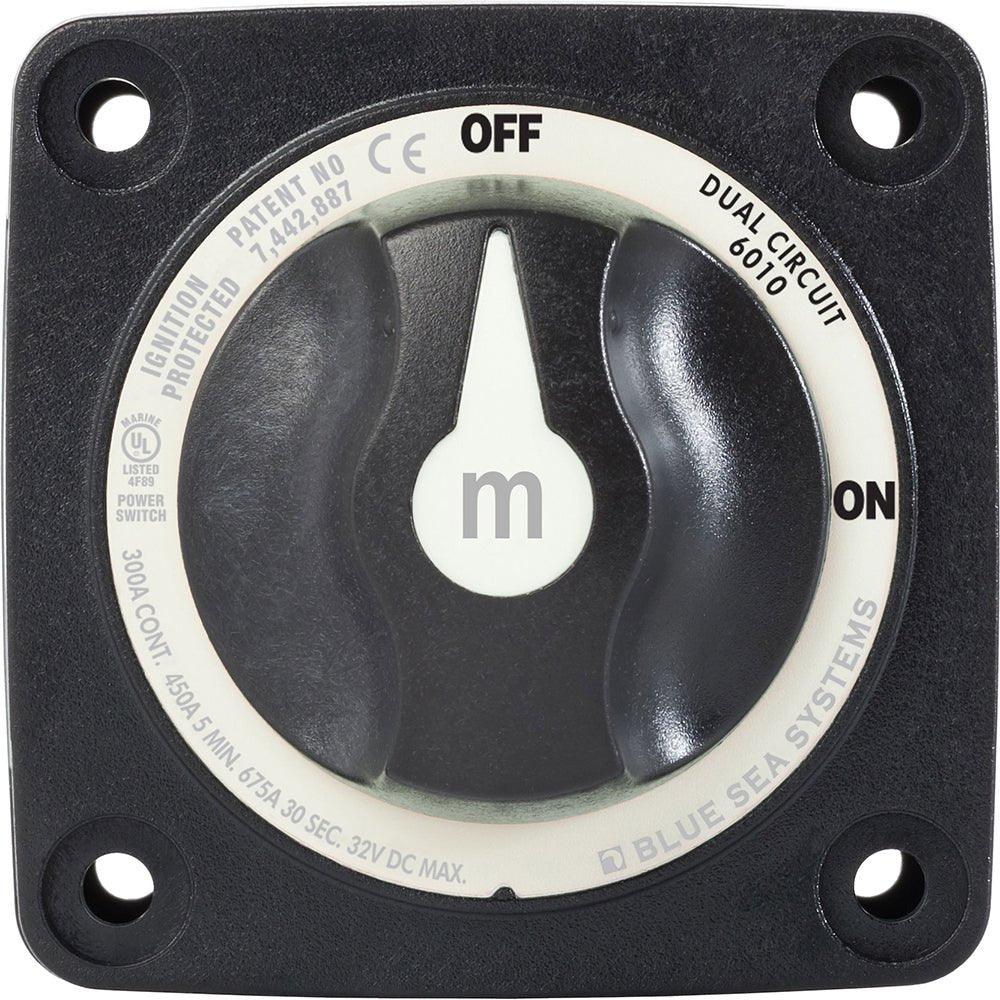 Blue Sea 6010200 Battery Switch Dual Circuit - Black - Marine Parts OnlyElectricalBlue Sea Systems