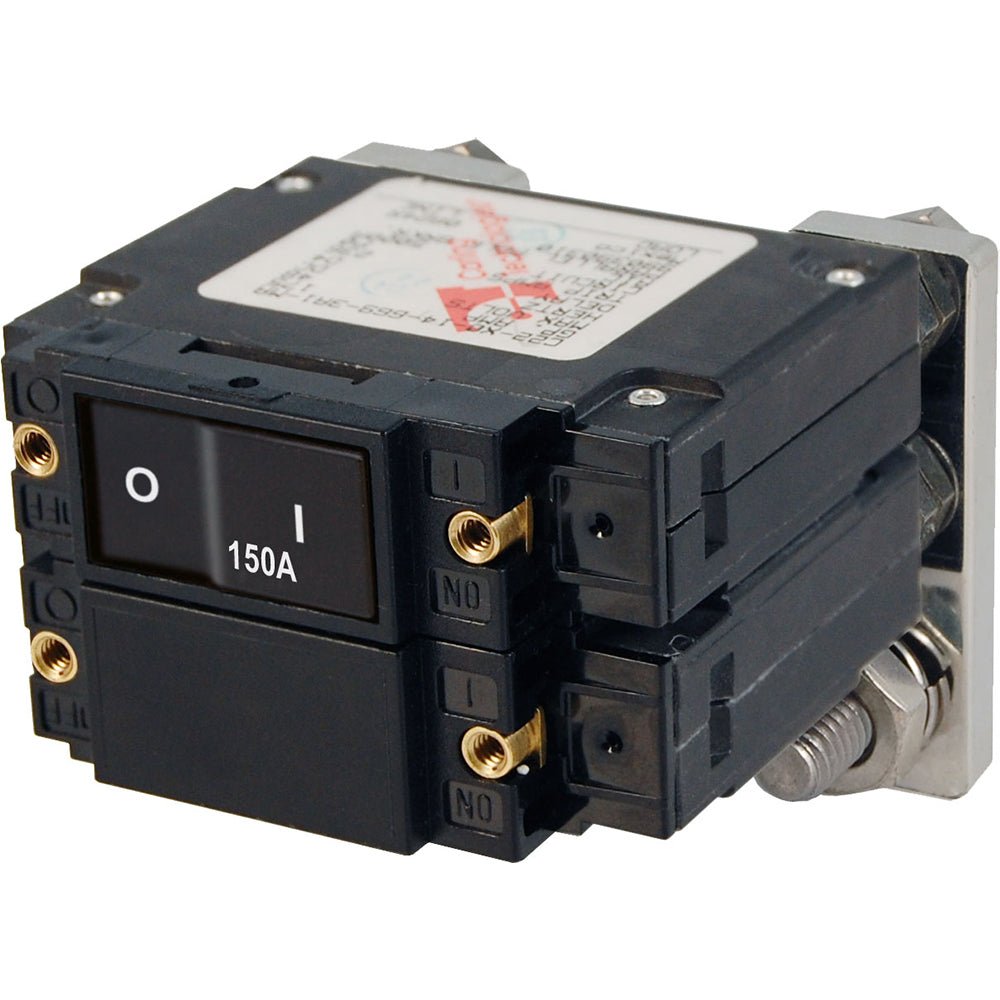 Blue Sea 7475 C - Series Flat Rocker Circuit Breakers, Single and Double Pole - 150 Amp - Marine Parts OnlyElectricalBlue Sea Systems