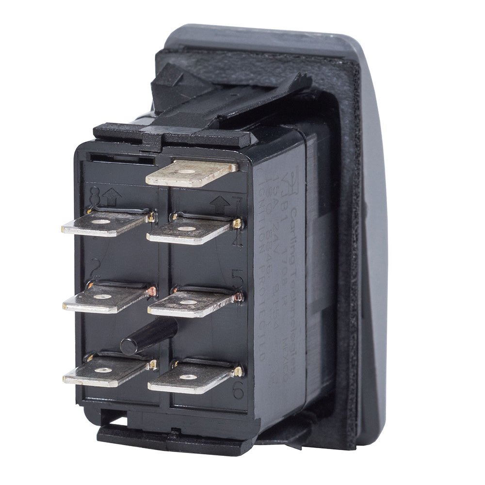 Blue Sea 7936 Contura II Switch DPDT Black - ON - OFF - ON - Marine Parts OnlyElectricalBlue Sea Systems