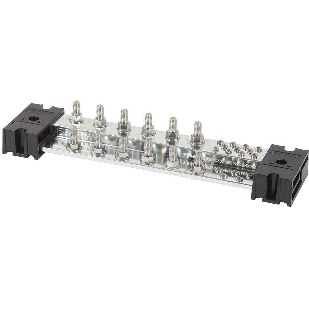 Blue Sea PowerBar 1000 - 12 3/8" Terminal Studs w/Cover - Marine Parts OnlyElectricalBlue Sea Systems