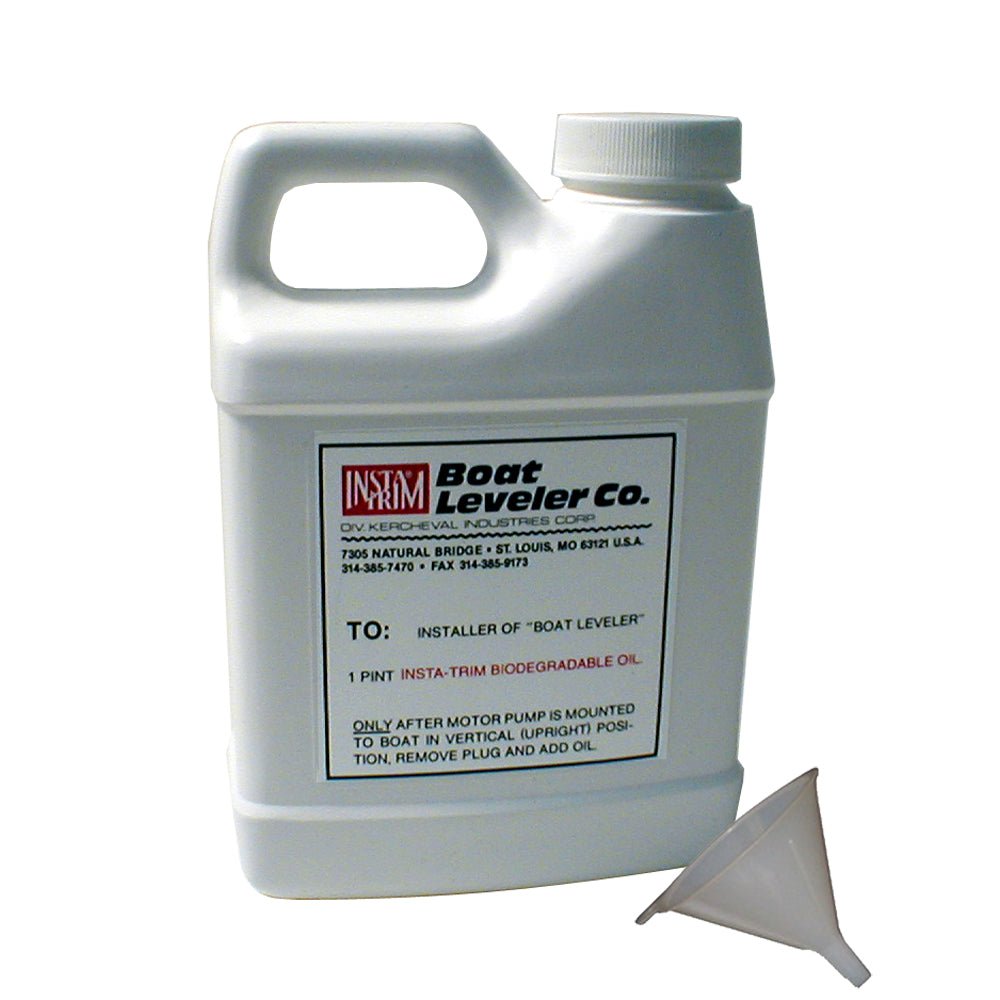 Boat Leveler Oil & Funnel Kit - Marine Parts OnlyBoat OutfittingBoat Leveler Co.