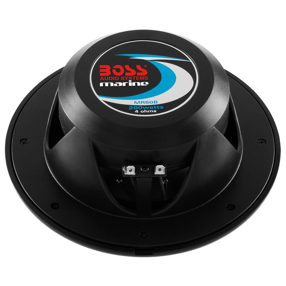 Boss Audio 6.5" MR60B Speakers - Black - 200W - Marine Parts OnlyEntertainmentBoss Audio