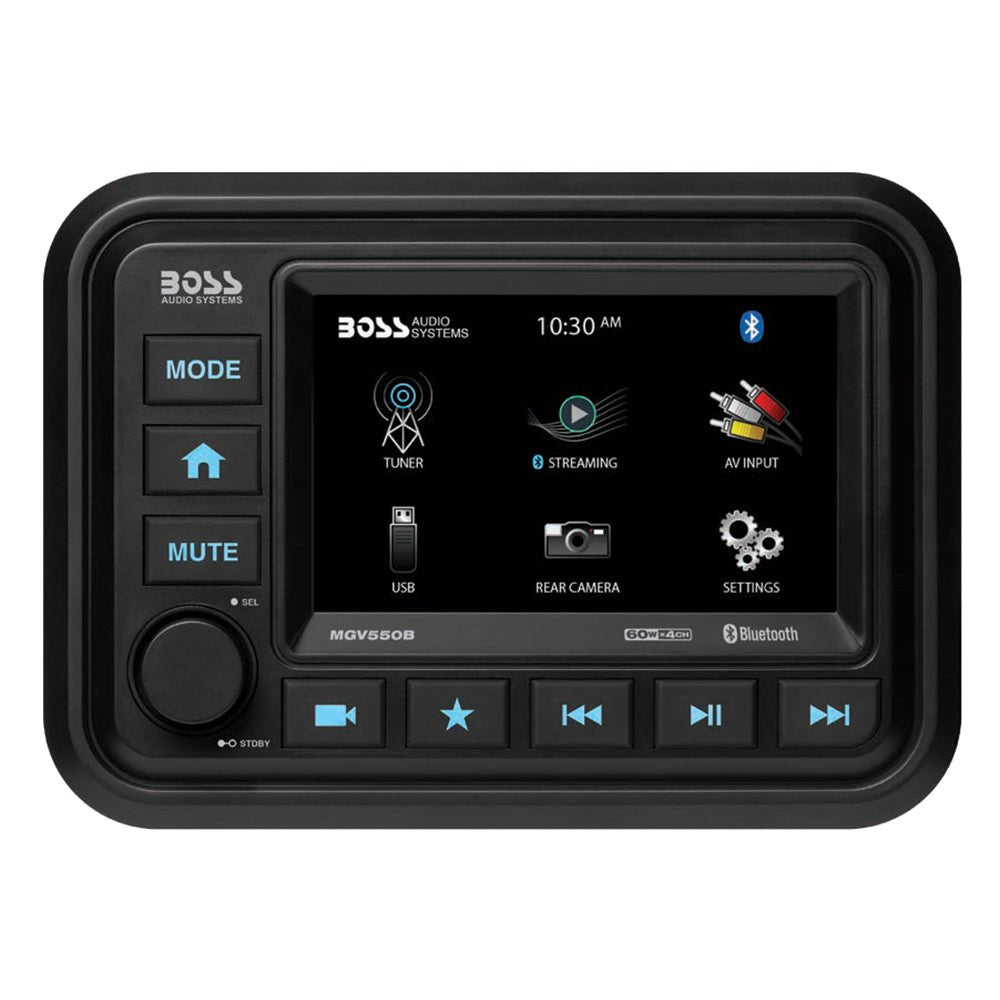 Boss Audio MGV550B Marine Stereo w/AM/FM/BT/Rear Camera - Marine Parts OnlyEntertainmentBoss Audio