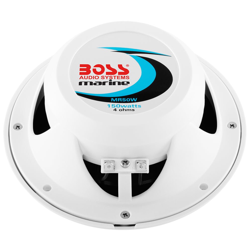 Boss Audio MR50 5.25" Round Speakers - White - Pair - Marine Parts OnlyEntertainmentBoss Audio