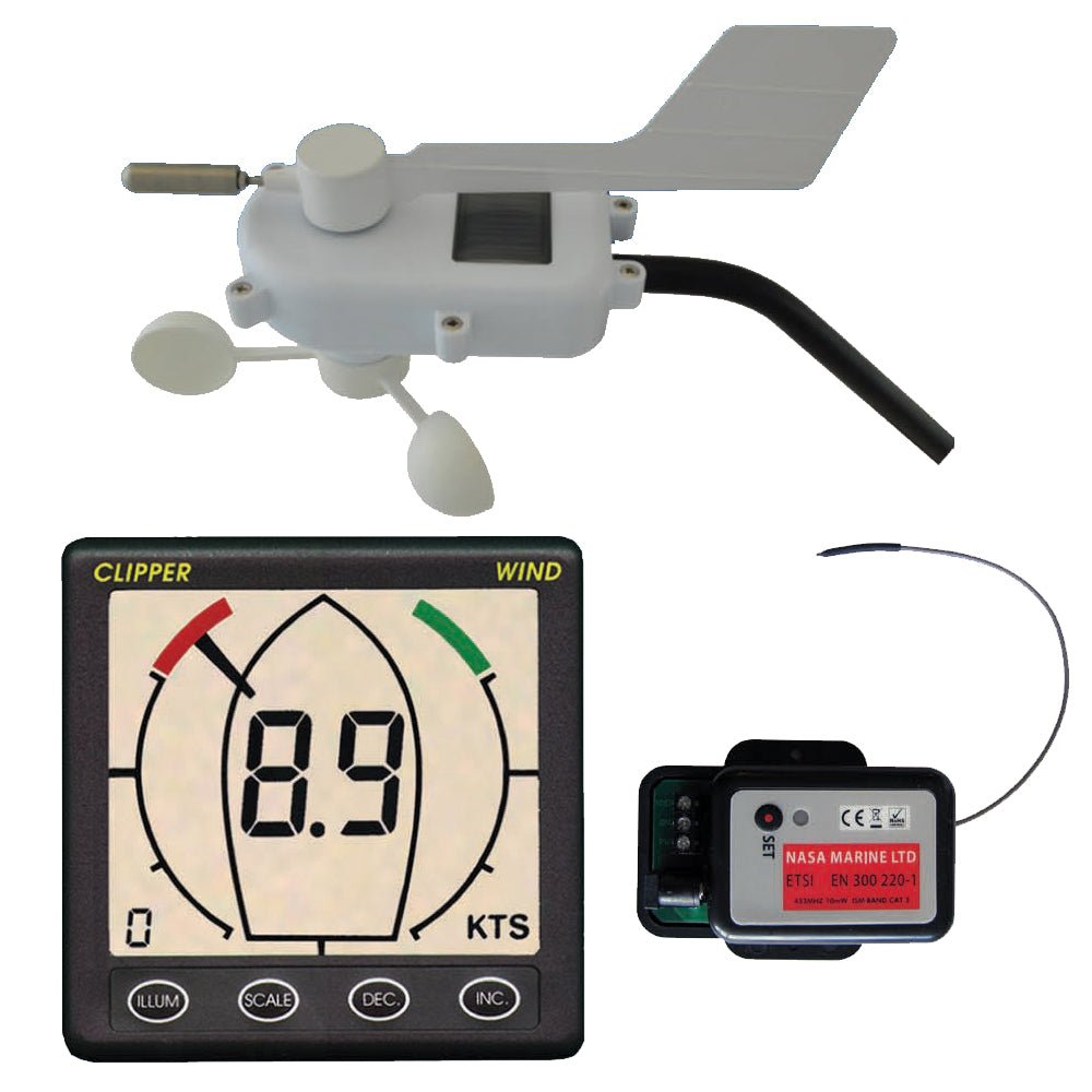 Clipper Wireless Wind System Complete w/Display - Marine Parts OnlyMarine Navigation & InstrumentsClipper