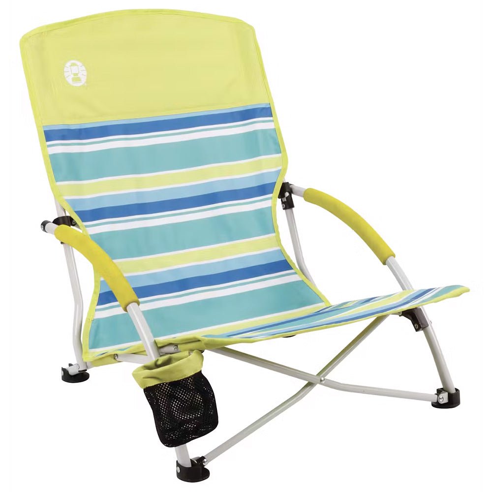 Coleman Utopia Breeze™ Beach Sling Chair - Yellow/Blue - Marine Parts OnlyOutdoorColeman
