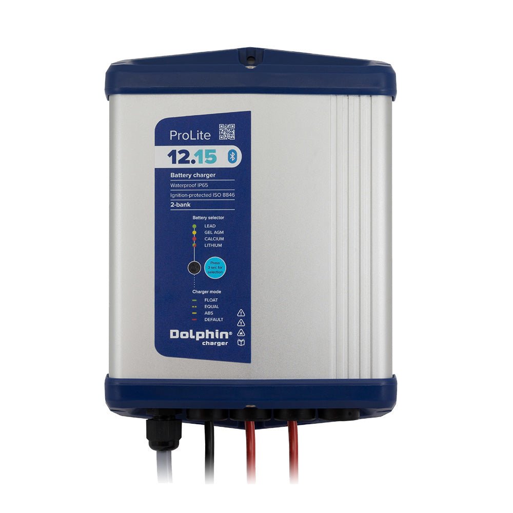Dolphin Charger PROLITE Series Dolphin Battery Charger - 12V, 15A, 110VAC - 2 Outputs - Marine Parts OnlyElectricalDolphin Charger