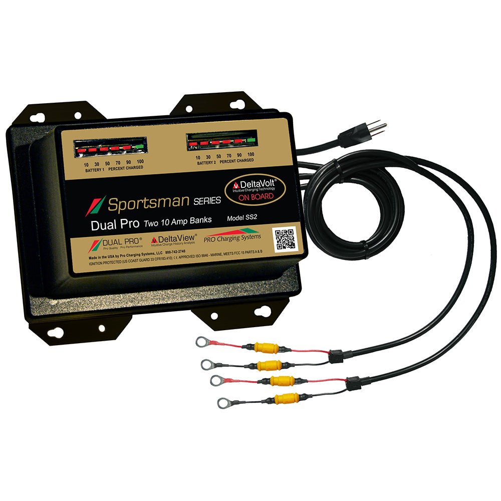 Dual Pro Sportsman Series Battery Charger - 20A - 2 - 10A - Banks - 12V/24V - Marine Parts OnlyElectricalDual Pro