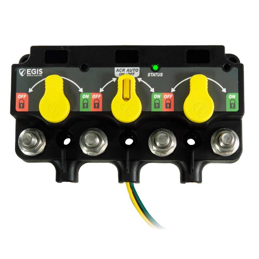 Egis XD Series Triple Flex 2 Mechanical Switch - ACR - Mechanical Switch w/Knobs & DTM Connector - Marine Parts OnlyElectricalEgis Mobile Electric