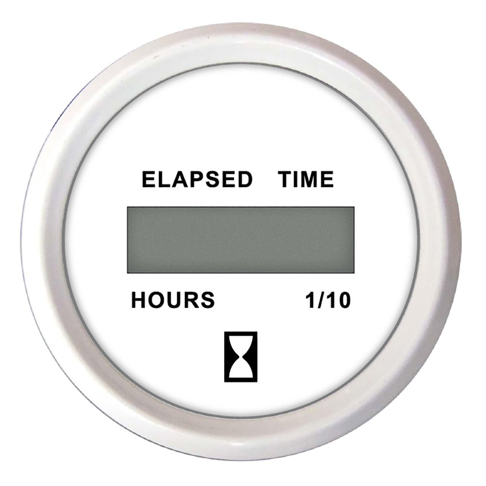 Faria Dress White 2" Hourmeter (Digital) - Marine Parts OnlyMarine Navigation & InstrumentsFaria Beede Instruments