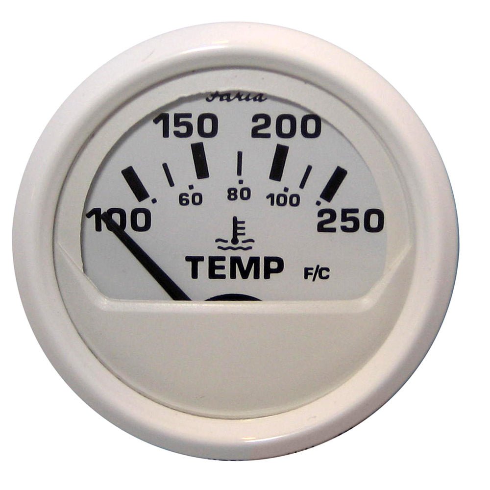 Faria Dress White 2" Water Temperature Guage (100 - 250&176;F) - Marine Parts OnlyMarine Navigation & InstrumentsFaria Beede Instruments