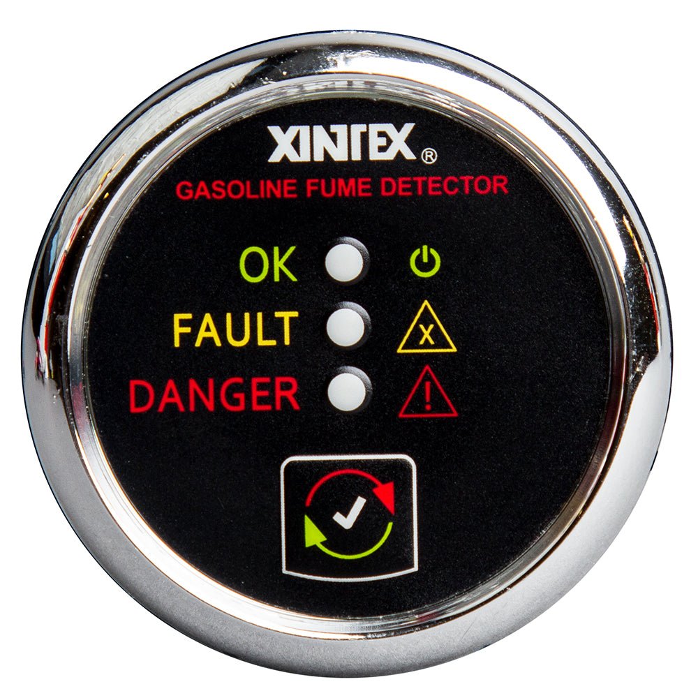 Fireboy - Xintex Gasoline Fume Detector - Chrome Bezel - 12/24V - Marine Parts OnlyAutomotive/RVFireboy - Xintex