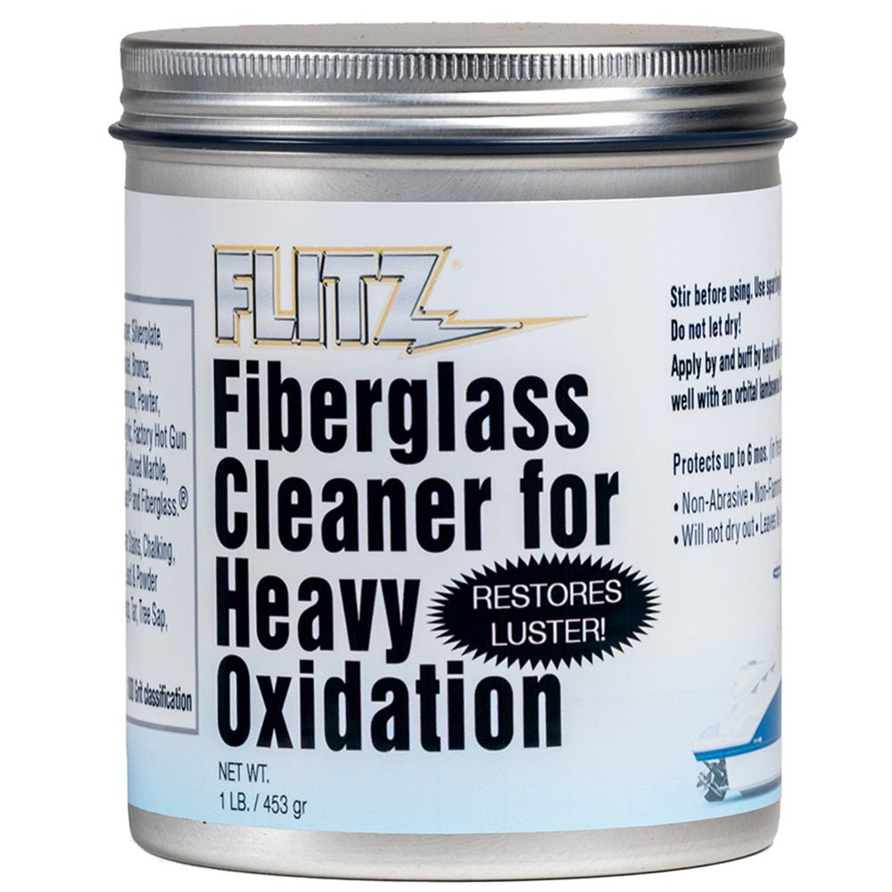 Flitz Fiberglass Cleaner f/Heavy Oxidation - 1lb - Marine Parts OnlyBoat OutfittingFlitz