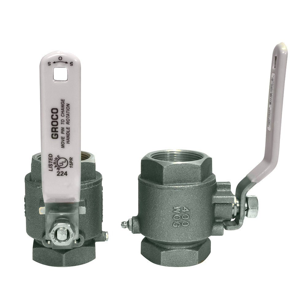 GROCO 1/2" NPT Stainless Steel In - Line Ball Valve - Marine Parts OnlyMarine Plumbing & VentilationGROCO