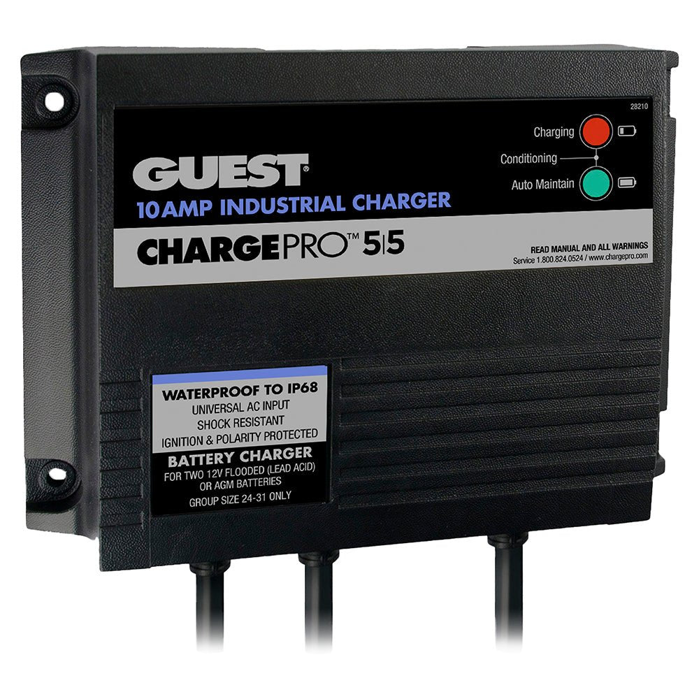 Guest 10AMP - 12/24V 2 Bank 120V Input On - Board Battery Charger - Marine Parts OnlyElectricalGuest
