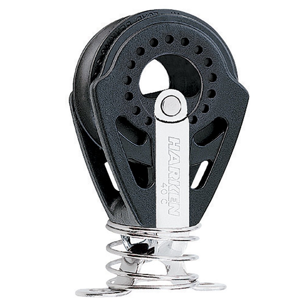 Harken 40mm Carbo Block w/Spring & Eyestrap - Marine Parts OnlySailingHarken