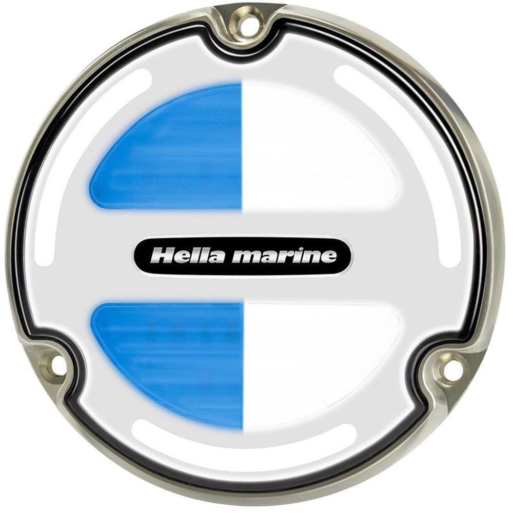 Hella Marine Apelo A3 White/Blue Underwater Light - Bronze - White Lens - Marine Parts OnlyLightingHella Marine
