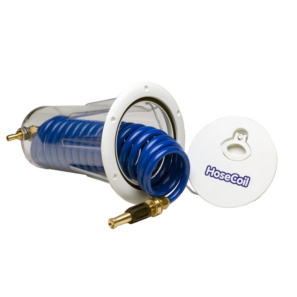 HoseCoil Flush Mount Enclosure w/Nozzle - Marine Parts OnlyBoat OutfittingHoseCoil